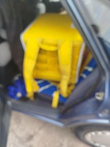 bubble tea: Термосумка/изотермический бокс для доставки еды - Яркий жёлтый цвет — 1