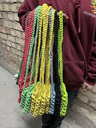 вентилятор wish: Вязаная сумка‑чехол через плечо для телефона - Компактная сумочка для — 5