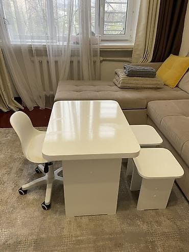 детские столы ромашки: Комплект парты и стула — 3