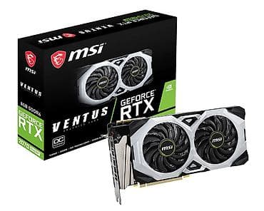 Видеокарта для ПК, Б/у, MSI, GeForce RTX, 8 ГБ