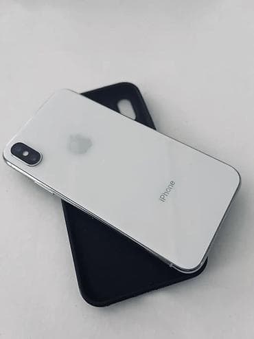 защитные пленки для планшетов apple: IPhone X, Б/у, 64 ГБ, Серебристый, Чехол — 2