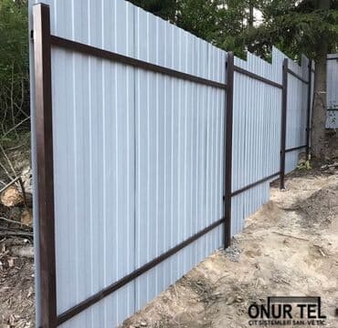 трубы металлопрокат: Заборы из профнастила под ключ - Материал: стальной профнастил с — 5