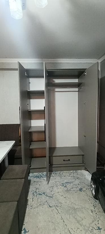 стол с тумбочкой: Шифоньер, шкаф для одежды, Прямой — 3