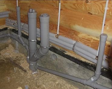 Канализационные работы: Монтаж и замена канализации ПВХ/ПП Профессиональный монтаж внутренних — 7