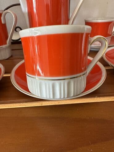 китай товары: Кофейные сервизы из костяного фарфора производства ГДР на выбор! — 8