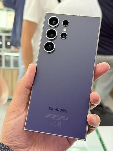 самсунг 30: Samsung Galaxy S24 Ultra, Б/у, 256 ГБ, цвет - Фиолетовый, 2 SIM — 1