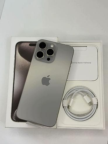 миняю: IPhone 15 Pro Max, Natural Titanium, Кабель — 1