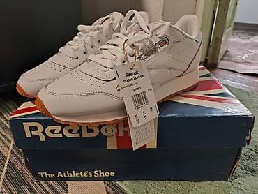 Мужские кроссовки, 41, 41.5, Reebok, Новый, цвет - Белый, Платная доставка
