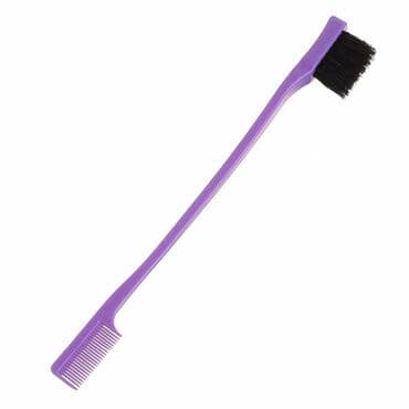 маркер для бровей: Щетка двухсторонняя для управления краями волос, расческа — 3