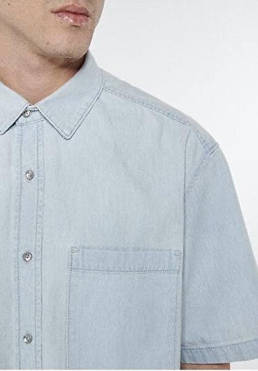 Рубашки: Мужская рубашка, XL, 2XL, Mavi, Новый, цвет - Голубой — 3
