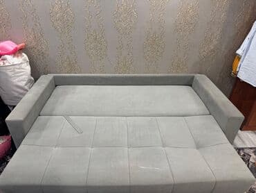 диван кровать ош: Прямой диван, Б/у, Двуместный — 3