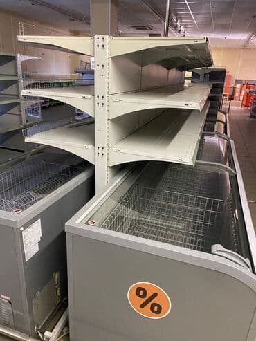 полки деревянные: Витрины, стеллажи, полки торговые металлические б/у, полка магазинная — 6