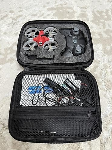 Мини-дрон FPV в комплекте - Квадрокоптер формата «whoop» с защитой