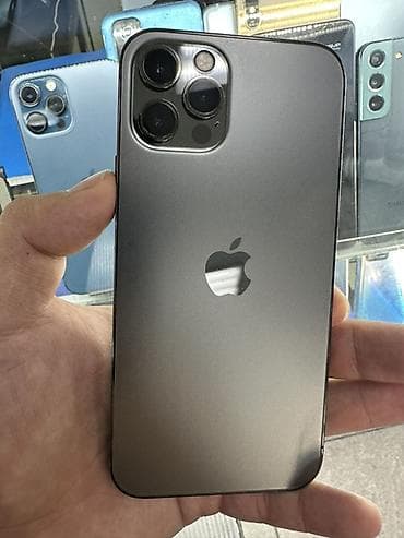 iphone 140 pro: IPhone 12 Pro, Б/у, 128 ГБ, Графит, 80 % — 1