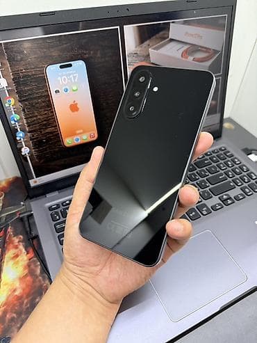 телф: Samsung Galaxy A26 5G, Б/у, 128 ГБ, цвет - Черный, 2 SIM — 1