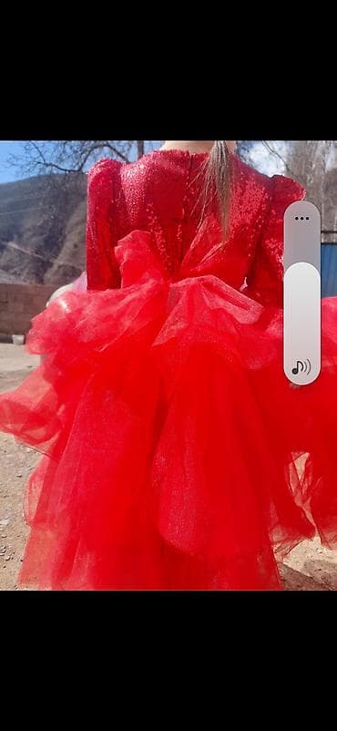 Платья: Детское платье, цвет - Красный — 2