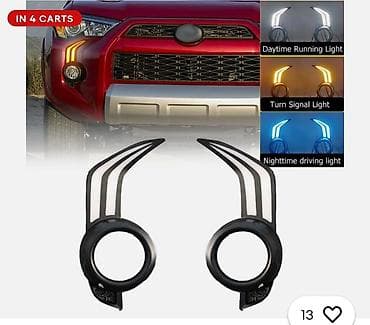 Аксессуары и тюнинг: На Toyota 4runner 285 кузов Светодиодные ДХО/поворотники для переднего — 1