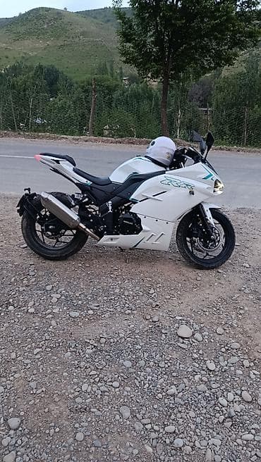 тандем машина: Спортивный мотоцикл Дукати Панигал, белый. Основные характеристики: - — 2