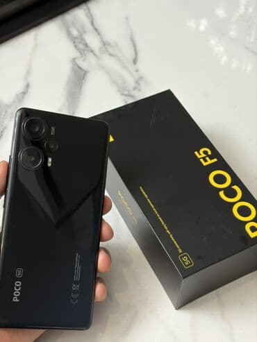 Poco F5, Б/у, 256 ГБ, цвет - Черный, 1 SIM