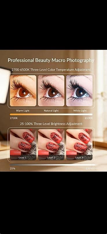 миний линза: Продаю новую макролинзу 15х увеличение с тремя режимами подсветки - — 2