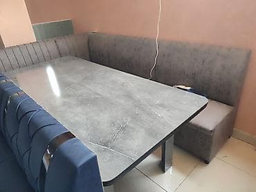 small table: Кухонный уголок с большим обеденным столом - Комплектация: угловой — 7