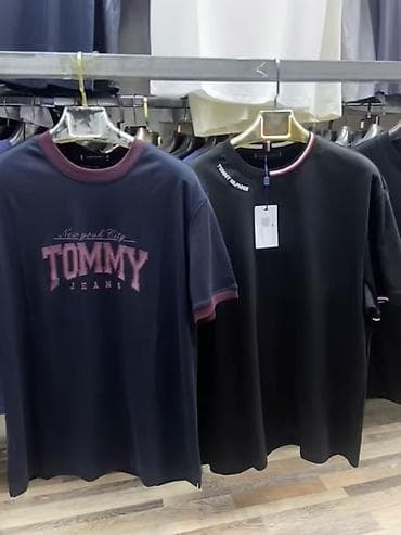 вещи ссср: Мужская футболка, L, XL, 2XL, Tommy Hilfiger, Новый, цвет - Белый, Самовывоз, Платная доставка — 2