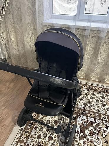 детские машины бишкек цены: Коляска, цвет - Черный, Б/у — 3