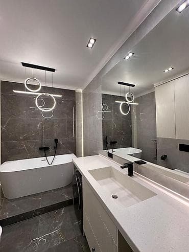 discovery studio: 4 комнаты, 148 м², Асанбай мкр Элитка, 7 этаж, Дизайнерский ремонт — 9