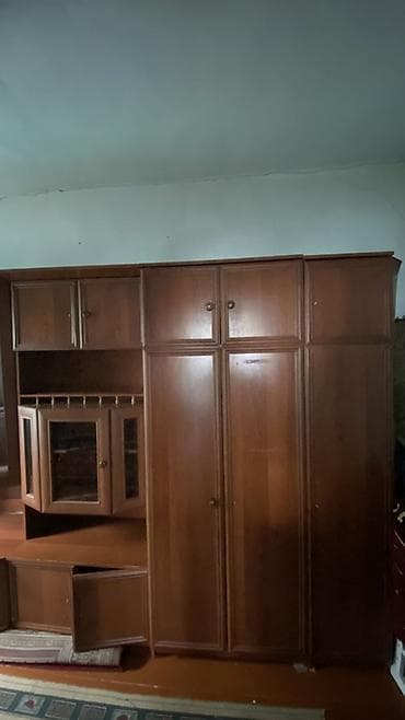 камод пласмаст: Стенка-шкаф, Тип стенки-шкафа: Модульная, Для зала, Особенности: С отделением под телевизор — 4