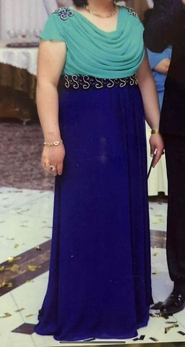 Вечернее платье, Классическое, Длинная модель, С рукавами, С пайетками