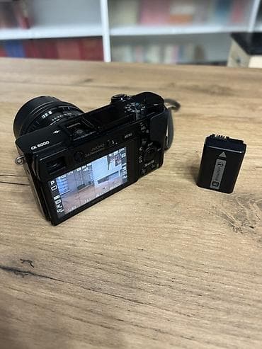 Видеокамералар: Беззеркальная камера Sony Alpha a6000 с объективом E PZ 16–50mm — 8