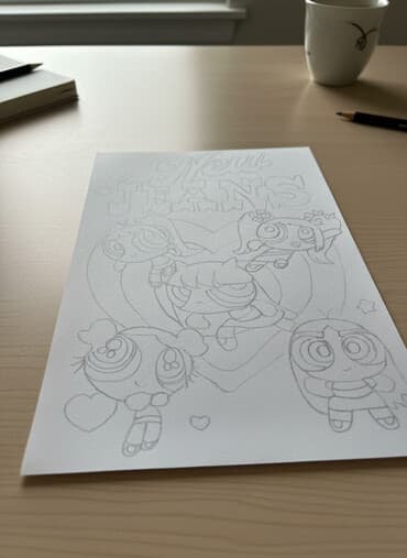арт картины: Авторские рисунки в стиле чиби/аниме на бумаге - нарисую все кроме — 1
