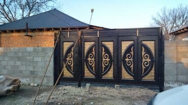 металлические ворота фото и цены: Распашные ворота Металлические — 6