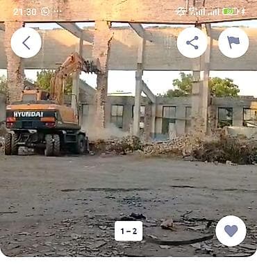 услуги отбойного молотка: Услуги демонтажа и сноса зданий/сооружений - Машина: колесный — 1