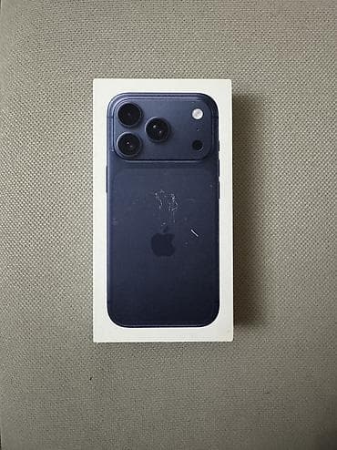 IPhone 17 Pro, Новый, 256 ГБ, Синий, Кабель, Коробка, 100 % — 1