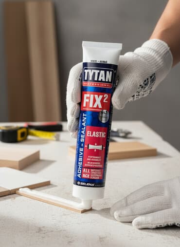 где купить пистолет для клея: Белый эластичный клей-герметик Tytan Professional FIX² в тубе — 1