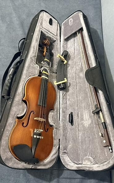 скрипка: Скрипка 4/4 в комплекте - Акустическая скрипка полноразмер 4/4 с — 2