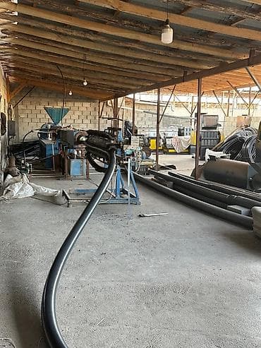 Оборудование для бизнеса: СРОЧНО ПРОДАЮ: Завод по производсту полиэтиоеновых труб, в ширину от — 5