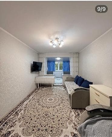 Батирлер: 2 бөлмө, 48 м², 7-мкр 104-серия, 1 кабат, Евро оңдоо — 2