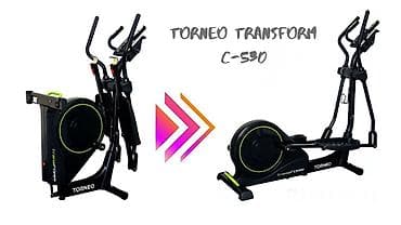 балон т40: Эллиптический тренажер 🟡 Модель: Torneo Transform очень высокого — 1