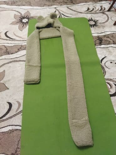 шапка с ушками которые поднимаются купить: Шапка, Искусственный мех, Зима, С шарфом — 4