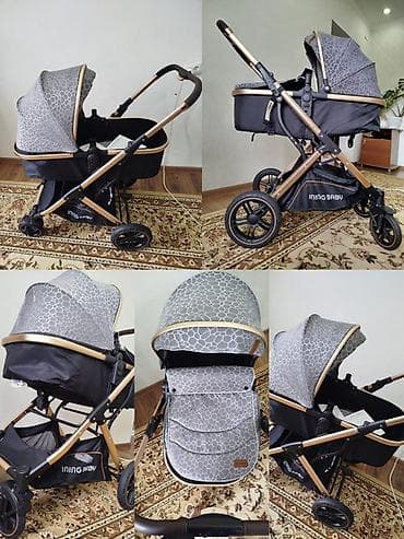 chicco echo: Коляска, Другой бренд, цвет - Серебристый, Новый, Самовывоз — 1