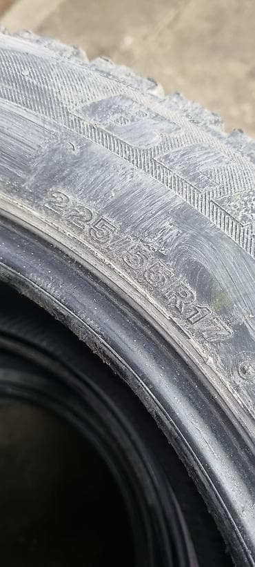 almera n16: Шины 225 / 55 / R 17, Зима, Б/у, Комплект, Легковые, Япония, Bridgestone — 6