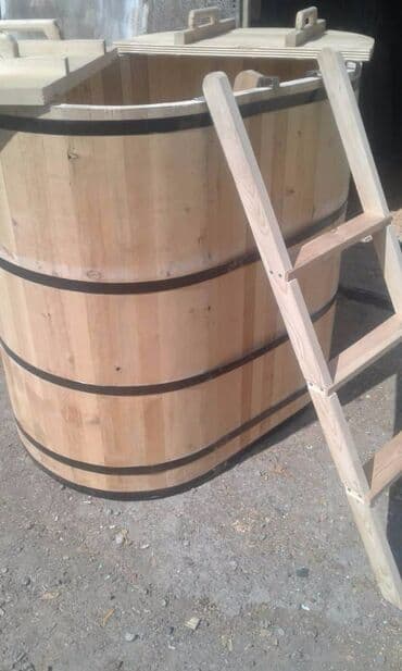 баня деревянный: Бочка Дерево, 1400 л, Самовывоз — 1