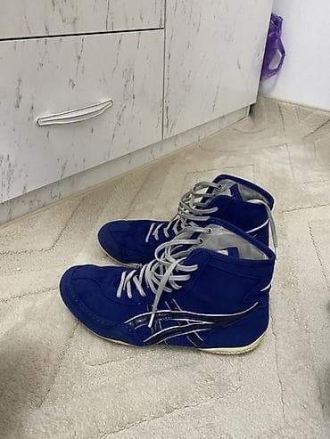 Мырзалардын бут кийими: Борцовки Asics (модель серия Split/Matflex, высокие) - Размер: US 6 / — 3