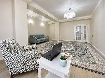 open space: 2 комнаты, Ала-Арча ТРЦ Агентство недвижимости, Без животных, от 6 месяцев, от 1 года, С мебелью полностью — 3