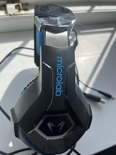 наушники комп: Игровые наушники Microlab с микрофоном Без упаковки но в идеальном — 3