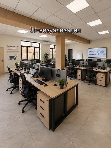 Кыймылсыз мүлк: Кабинет Тренингдер үчүн 180 м², Биринчи кабат, Узак мөөнөткө, Өзүнчө кире бериши менен — 4