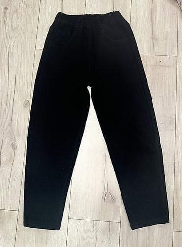 Башка товарлар: Детские тёплые брюки-джоггеры из мягкой джинсы - Размер по — 1