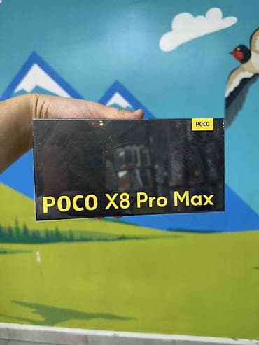 буву телефон: Poco X8 Pro Max, Новый, 512 ГБ, цвет - Синий, 1 SIM, 2 SIM, eSIM — 2